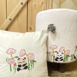 Panda Stool And Panda Cushion